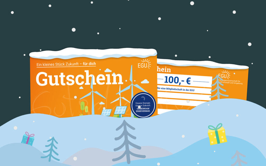 EGU Gutscheine – jetzt ganz einfach sinnstiftend schenken